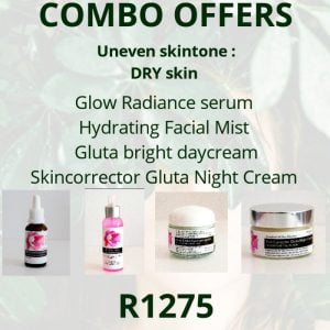 Uneven Skintone Dry Skin Combo :