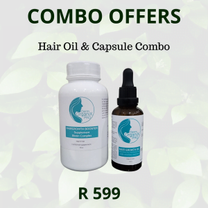 Hair Booster Capsules & Hair Growth Oil Combo