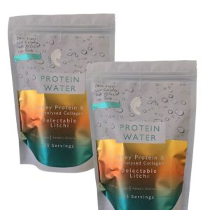 PROTEIN WATER COMBO: 2 X DELECTABLE LITCHI