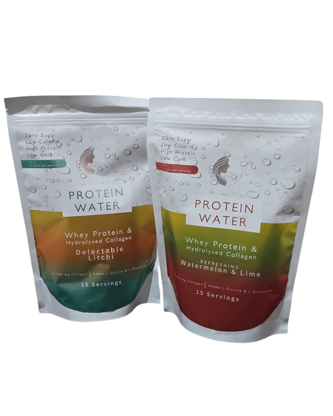 PROTEIN WATER COMBO: 1 X LICHI, 1 X WATERMELON & LIME